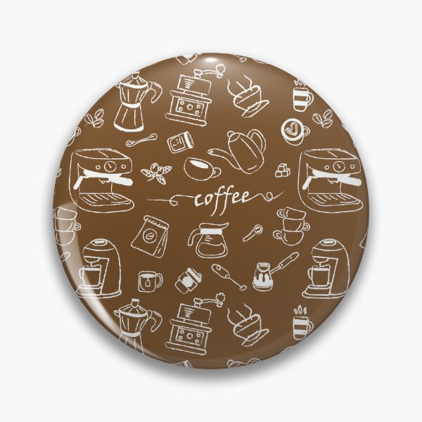 Item preview, seamless pattern with coffee cups, Hand-drawn coffee time icon set. designed and sold by CreativebyTKK.