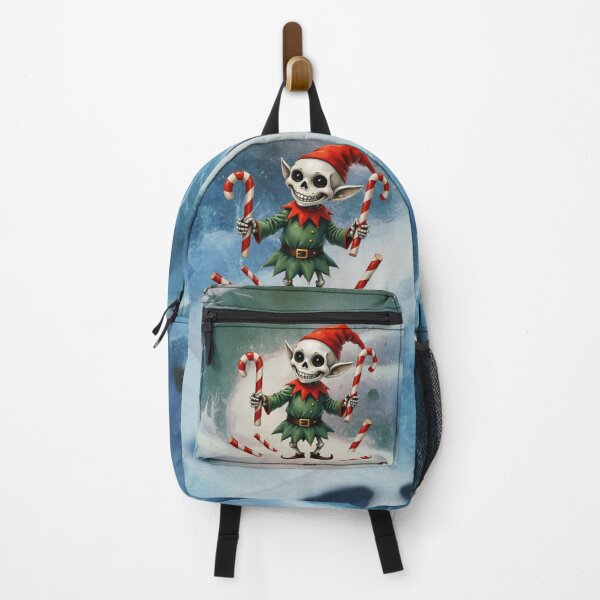 Item preview, Skeleton Christmas Elf – Creepy Cute Dark Holiday Humor.  designed and sold by nicky2342.