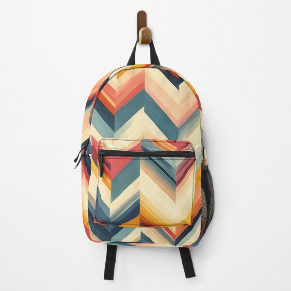 Item preview, Retro Vintage Geometric Pattern Orange, Teal designed and sold by Prints and Lifestyle.