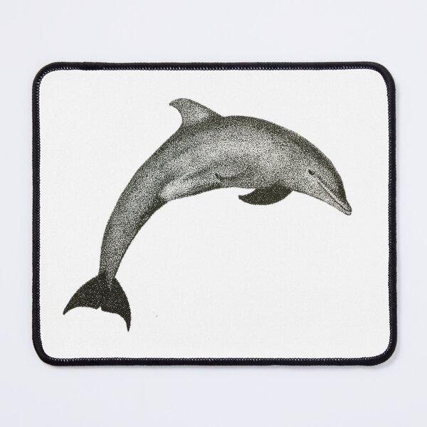 Item preview, Ocean Grace – Dolphin in Stipples designed and sold by Lingandart.