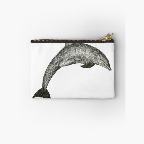 Item preview, Ocean Grace – Dolphin in Stipples designed and sold by Lingandart.