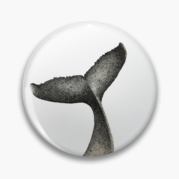Item preview, Eternal Waves – Whale Fluke in Stipples designed and sold by Lingandart.