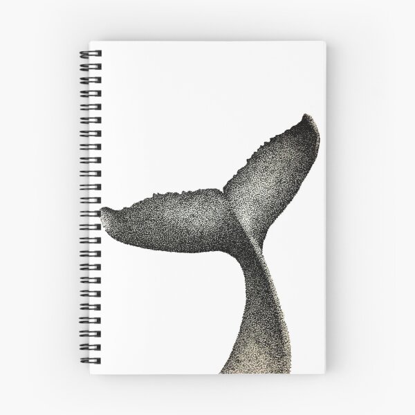 Item preview, Eternal Waves – Whale Fluke in Stipples designed and sold by Lingandart.