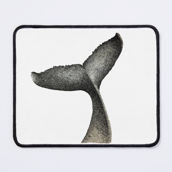Item preview, Eternal Waves – Whale Fluke in Stipples designed and sold by Lingandart.