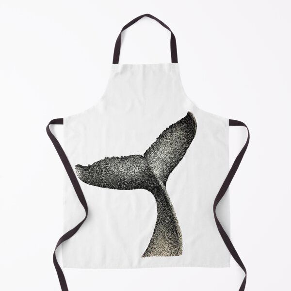 Item preview, Eternal Waves – Whale Fluke in Stipples designed and sold by Lingandart.