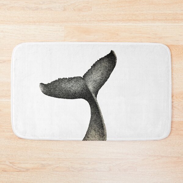 Item preview, Eternal Waves – Whale Fluke in Stipples designed and sold by Lingandart.