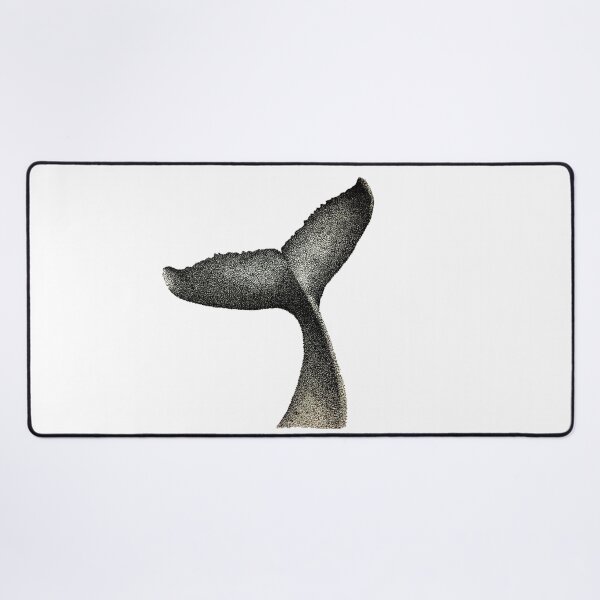 Item preview, Eternal Waves – Whale Fluke in Stipples designed and sold by Lingandart.