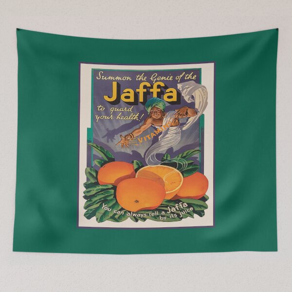 Item preview, Israel, Poster. The Genie of the Jaffa, Circa 1925. designed and sold by UltraQuirky.