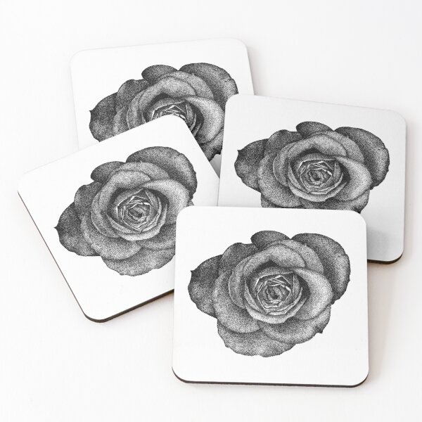 Item preview, Eternal Bloom – Rose in Stipples designed and sold by Lingandart.