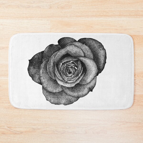 Item preview, Eternal Bloom – Rose in Stipples designed and sold by Lingandart.
