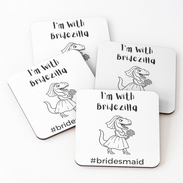 Item preview, I'm With Bridezilla - Bridesmaid of the Bride designed and sold by WildeAboutTees.