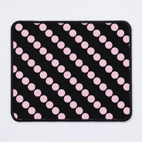 Item preview, Girly Pale Pink Polka Dots on Black (CL) designed and sold by POLKAIWERX.