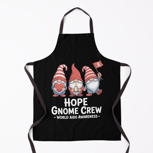 Item preview, Hope Gnome Crew World AIDS Awareness Design | Cute Red Ribbon HIV Support Gnomes for December 1 Positive Message and Unity Campaign designed and sold by Self Love Studio.