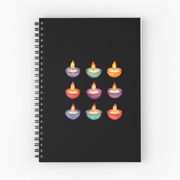 Item preview,  Festival of Light,yoga Happy Diwali ver 9a| matrics Lights | Indian Deepavali Celebration with Diyas, Rangoli & Lord Ganesha | Hindu Festival Art & Gifts  designed and sold by mndesignworx.
