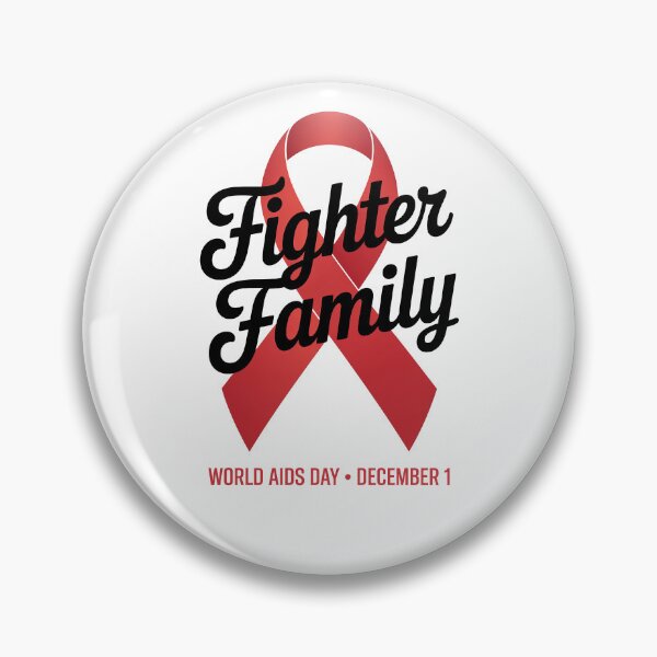 Item preview, Fighter Family HIV AIDS Awareness Red Ribbon Design | World AIDS Day December 1 Support Message for Families, Advocates, and Allies designed and sold by Self Love Studio.