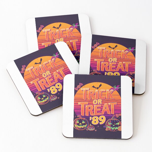 Item preview, Trick or Treat ‘89” Sticker – Retro 80s Halloween Design with Neon Pumpkins | Perfect for Laptops, Journals & Water Bottles | Nostalgic Halloween Gift designed and sold by SassyArtist9006.
