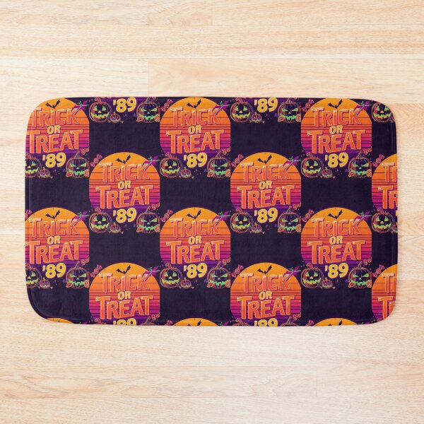 Item preview, Trick or Treat ‘89” Sticker – Retro 80s Halloween Design with Neon Pumpkins | Perfect for Laptops, Journals & Water Bottles | Nostalgic Halloween Gift designed and sold by SassyArtist9006.