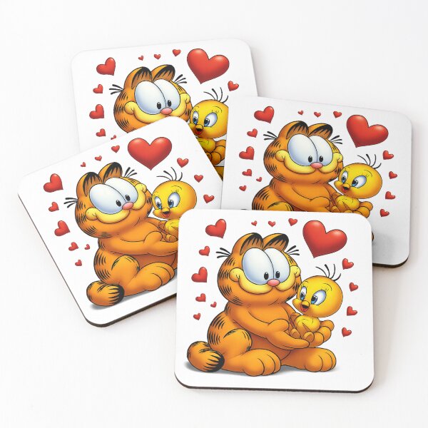 Item preview, “Garfield Loves Titi – Sweet and Fun Illustration” designed and sold by CHRIST5000.
