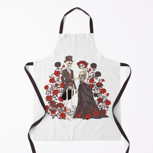 Item preview, Skeleton Couple of Roses designed and sold by LoveMatchShop.