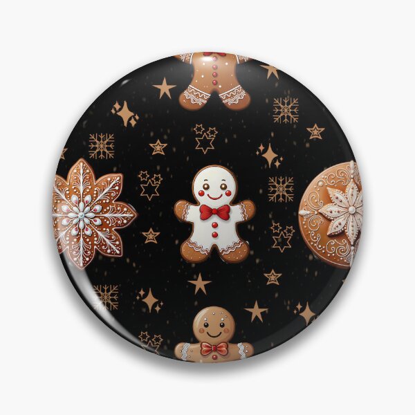 Item preview, Gingerbread Cookies Pattern – Festive Christmas Holiday Design designed and sold by Clara Fruggeri.