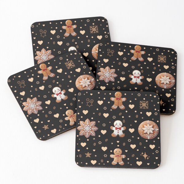 Item preview, Gingerbread Cookies Pattern – Festive Christmas Holiday Design designed and sold by Clara Fruggeri.