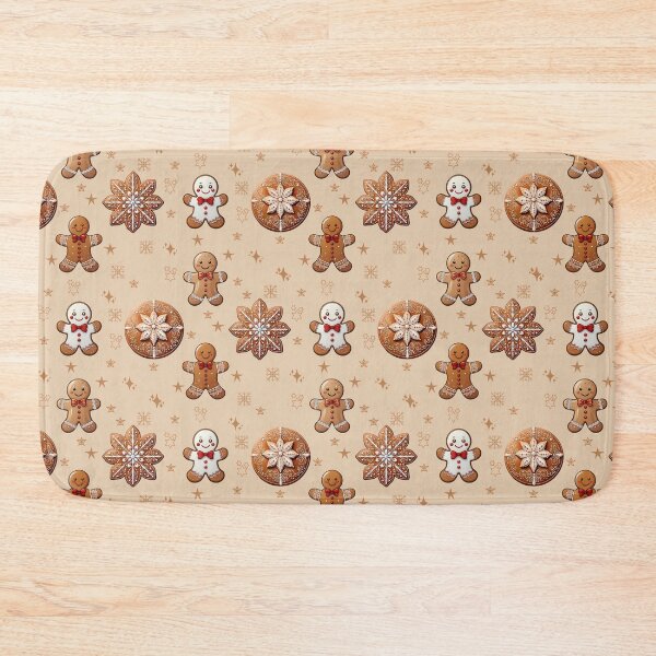 Item preview, Gingerbread Cookies Pattern – Festive Christmas Holiday Design designed and sold by Clara Fruggeri.