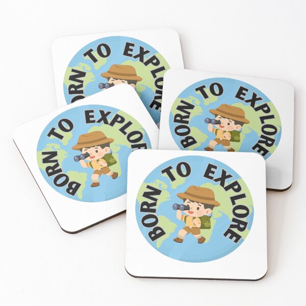 Item preview, Born to Explore designed and sold by Travel Bug Crew.