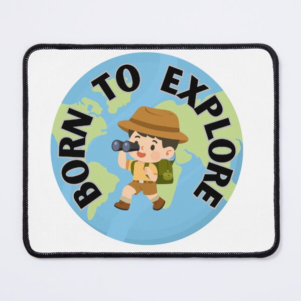 Item preview, Born to Explore designed and sold by Travel Bug Crew.
