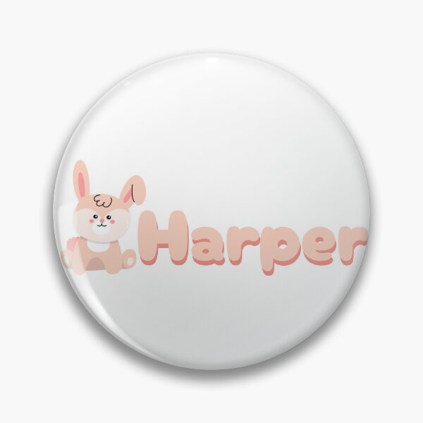 Item preview, Harper (Bunny) Name Sticker designed and sold by pikes84.