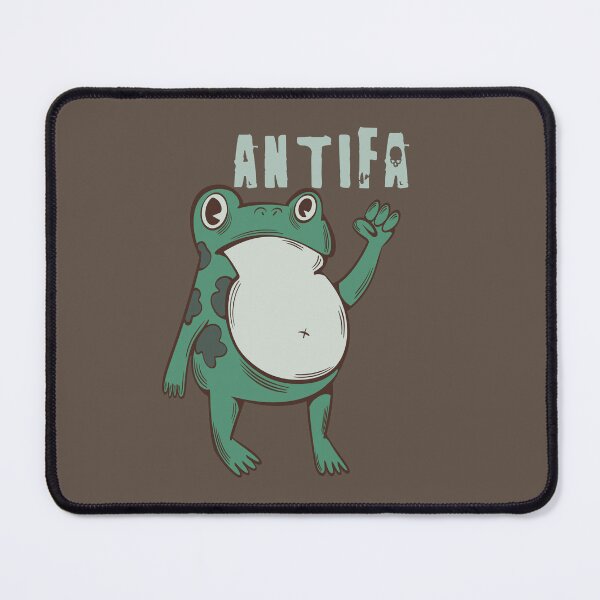 Item preview, antifa protest frog designed and sold by crestfallenmermaid.
