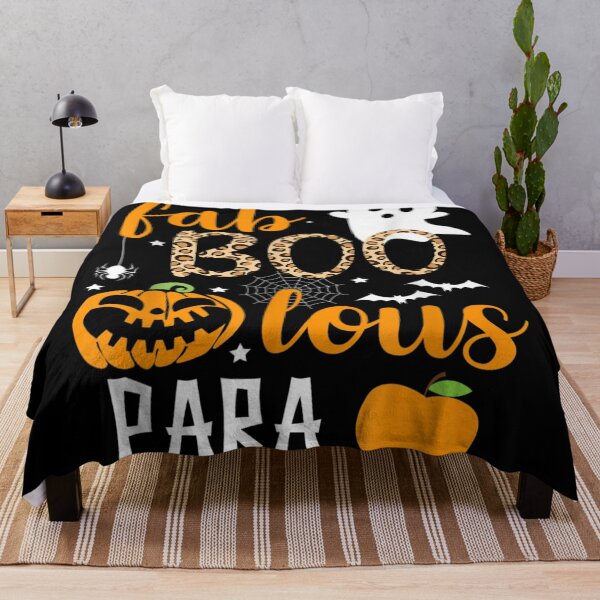 Item preview, Fab Boo Lous Para Leopard Print Halloween Ghost Pumpkin Design designed and sold by Serene woods.