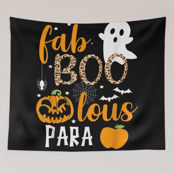 Item preview, Fab Boo Lous Para Leopard Print Halloween Ghost Pumpkin Design designed and sold by Serene woods.