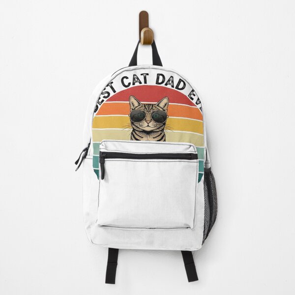 Item preview, Best Cat Dad Ever Retro Sunset Vintage Cat designed and sold by FelixnRobinus.