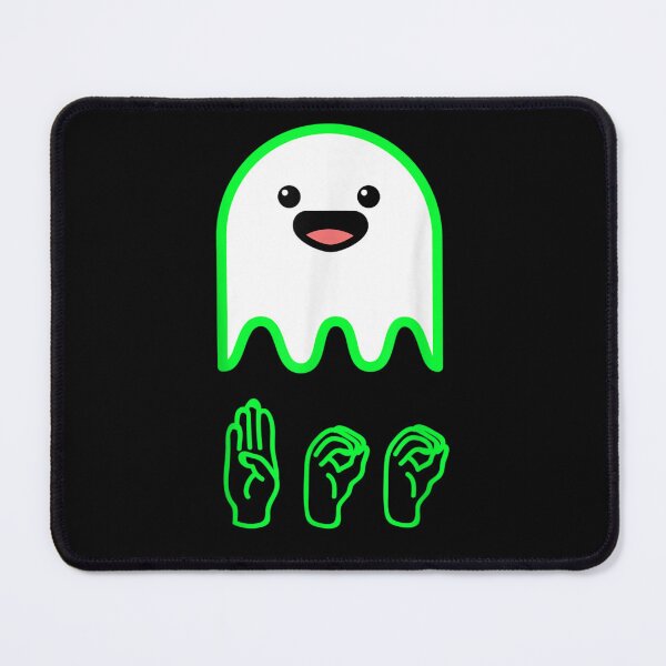 Item preview, Cute Ghost BOO American Sign Language ASL Halloween Graphic designed and sold by Serene woods.