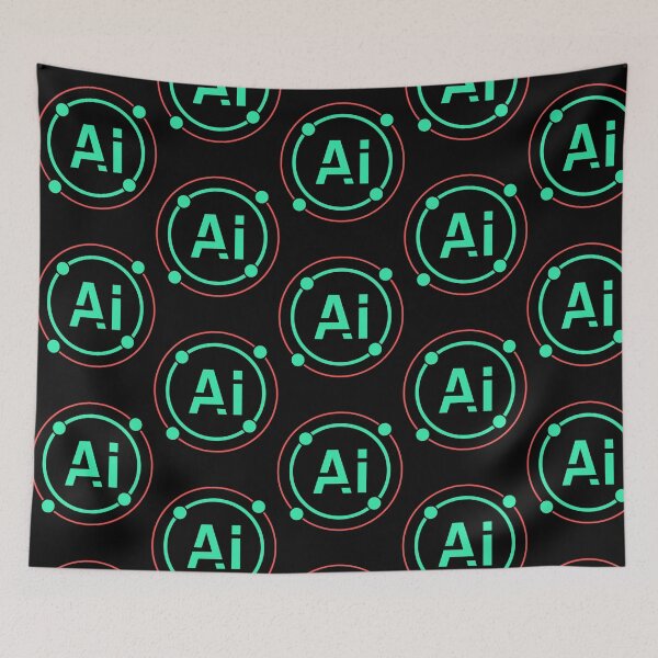 Item preview, AI Minimal Tech Circle Design designed and sold by NxtGenDesigns.