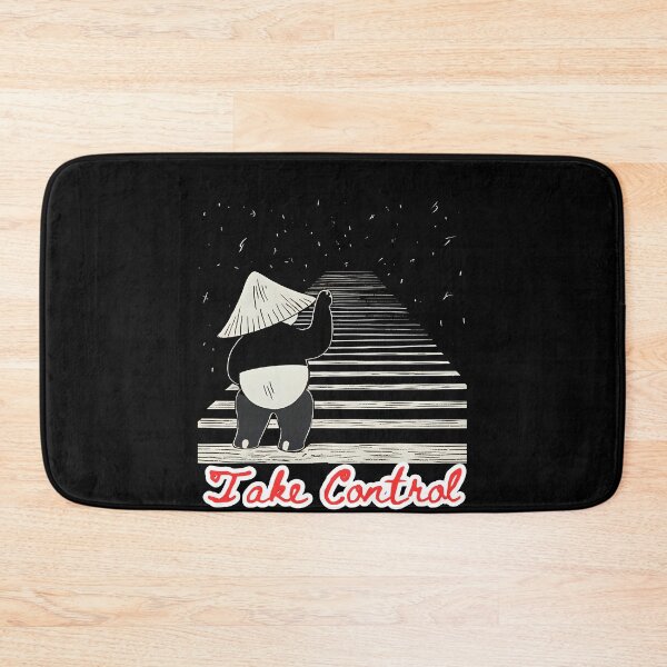 Item preview, Take Control | Minimalist Motivational Panda Design designed and sold by UsandCoDesigns.
