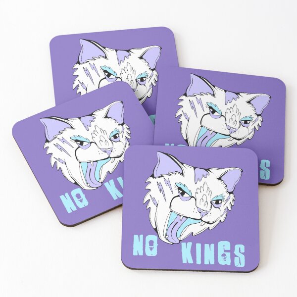 Item preview, no kings - feisty cat 3 designed and sold by crestfallenmermaid.