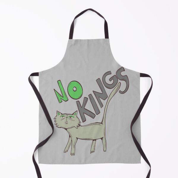 Item preview, no kings protest cat art designed and sold by crestfallenmermaid.