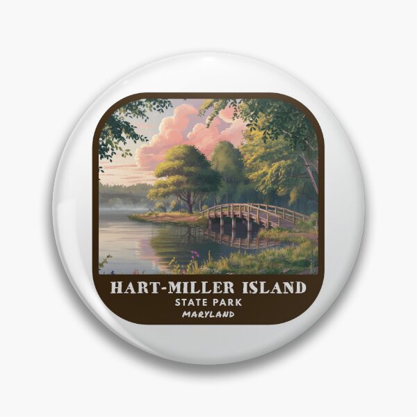 Item preview, Vintage Hart-Miller Island State Park (Maryland State Park) designed and sold by RabbitK.
