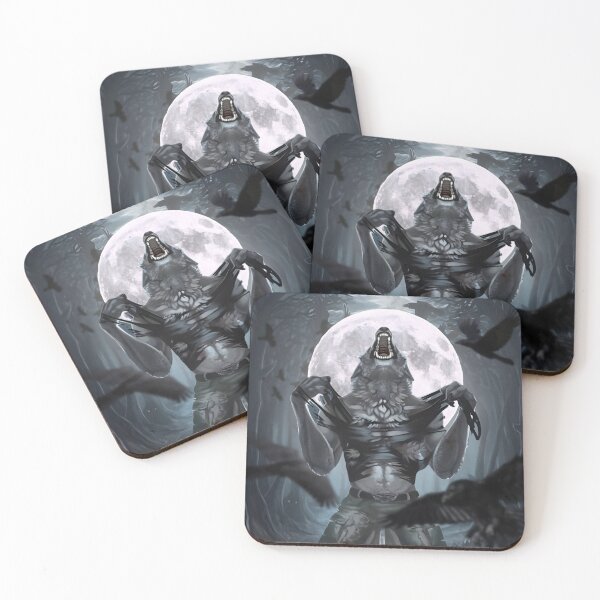Item preview, Alpha wolf howling in the moonlight designed and sold by PickleFishPasta.