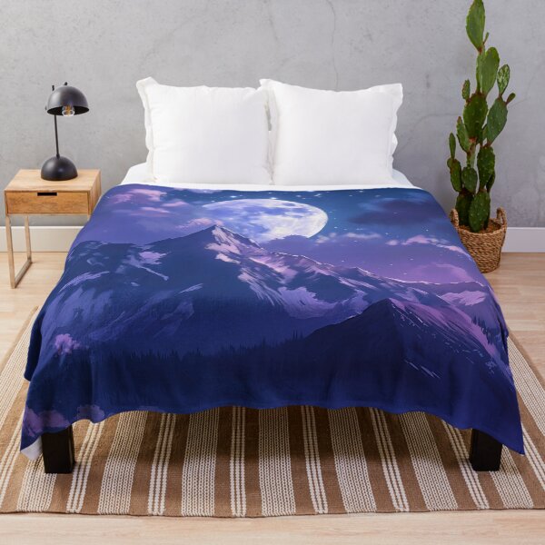 Item preview, Purple Moon over Majestic Peaks designed and sold by Nytheris.