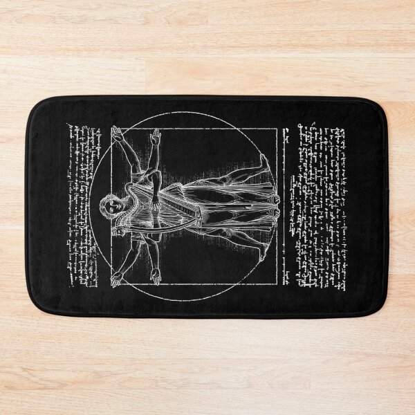 Item preview, Harp Harpist Vitruvian Woman Leonardo Da Vinci Musician designed and sold by GrandeDuc.