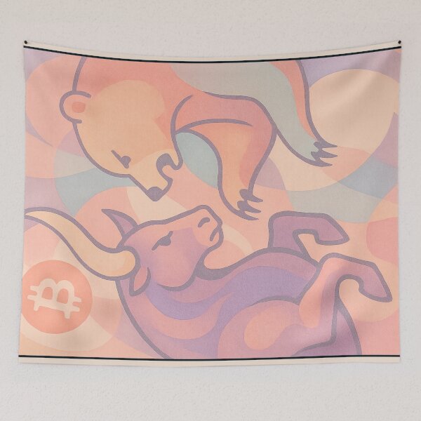 Item preview, Crypto Bull Bear Market designed and sold by Prints-by-Olaf.