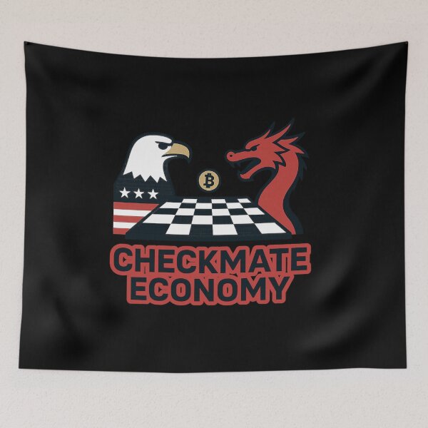 Item preview, Usa vs China Economy Battle designed and sold by Prints-by-Olaf.