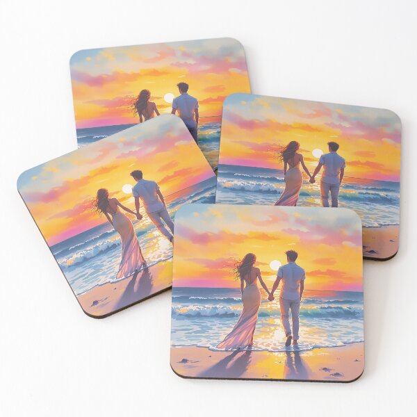 Item preview, Romantic Art Couple at Twilight designed and sold by ZykeArt.