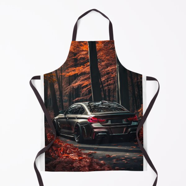 Item preview, Performance Sedan Powers Through Autumn Forest With Aggressive Presence designed and sold by RevUpDesign.