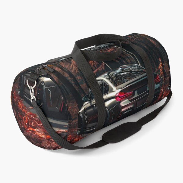 Item preview, Performance Sedan Powers Through Autumn Forest With Aggressive Presence designed and sold by RevUpDesign.