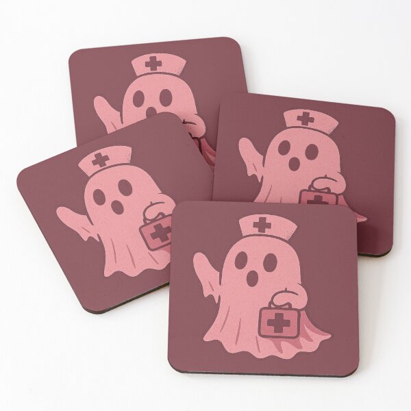 Item preview, Pink Nurse Ghost designed and sold by Prints-by-Olaf.
