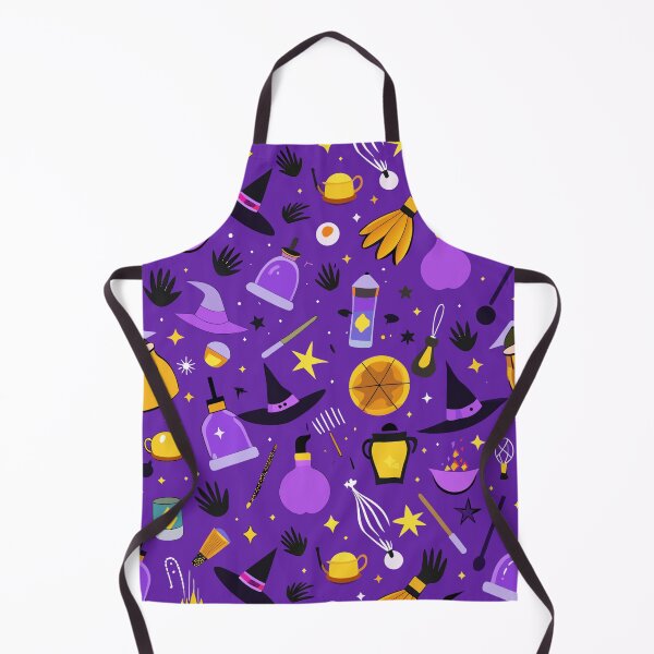 Item preview, Mystic Witch Pattern – Broomsticks, Hats, Potions & Spellbooks Halloween Design designed and sold by Bratak.