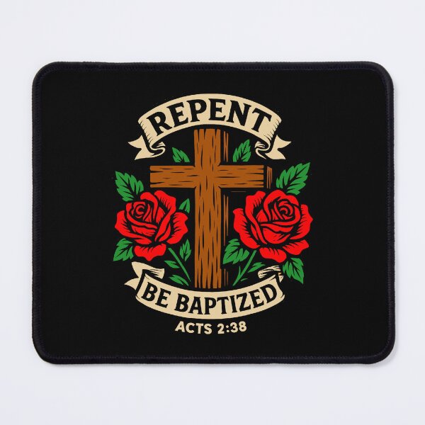 Item preview, Acts 2:38 Repent and Be Baptized designed and sold by plushism.